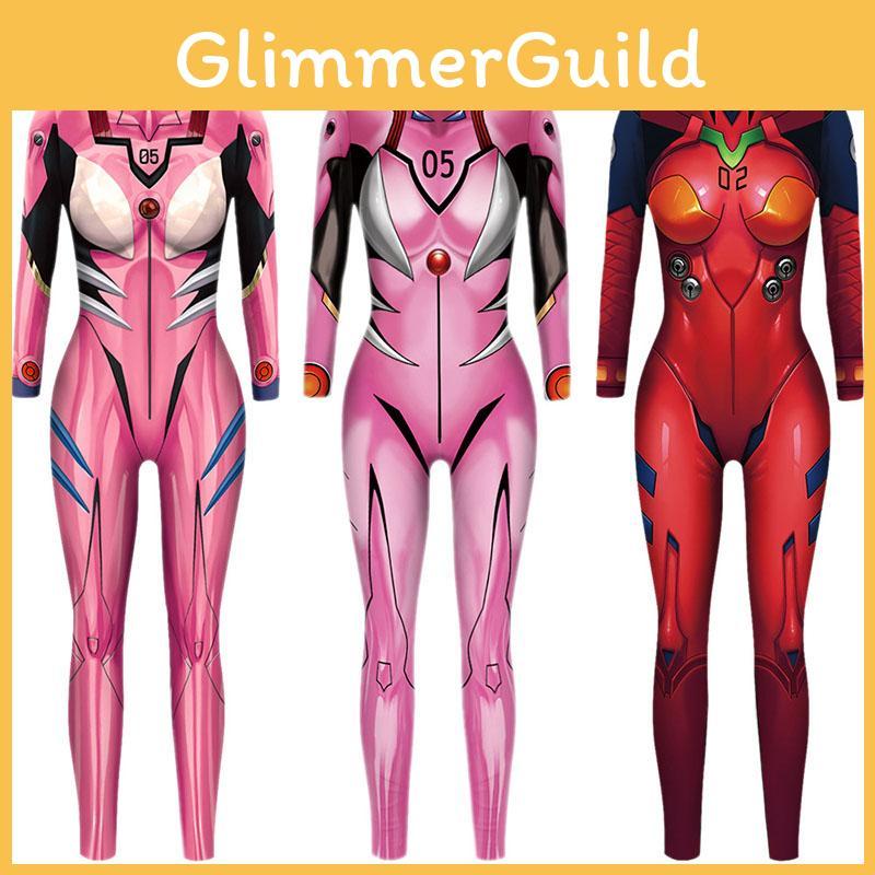 Premium Quality Eva Neon Genesis Evangelion Asuka Langley Bodysuit For Anime Fans And Cosplay Enthusiasts