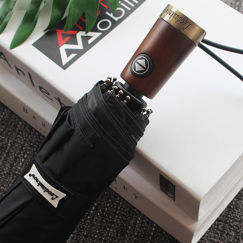 Роскошный автоматический зонт для мужчин — фото 6