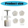 Hand Pressure Moon Cake Molds Flower Pattern Cookie Stamp Moon Cake Maker MidAutumn Festival making Cookie Pastries Tool