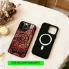 Persian Carpet Floral Pattern Phone Case For iPhone17,16,15,14,13,12,11 Plus,Pro Magnetic For Magsafe Wireless Charging