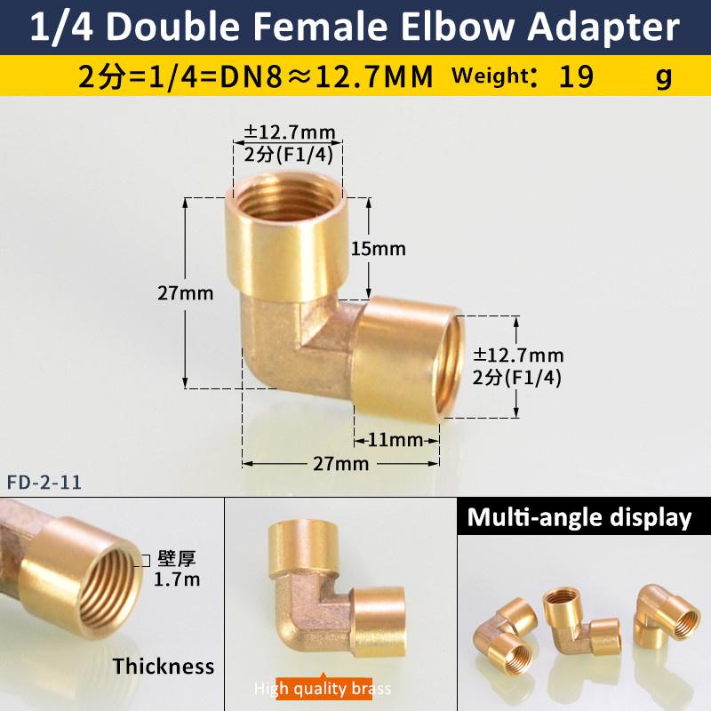 1/8" 1/4" 3/8" 1/2" 3/4" 1" Innengewinde x Außengewinde 90 Grad Messing Winkelstück Rohrfitting Verbinder Kupplung Für Wasser Kraftstoff Kupfer Adapter