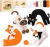 DIY Crochet Kit for Beginners, Complete Hand Knitting Supplies with Tools & Tutorial, Creative Doll Making Craft Set for Home Decor Gift