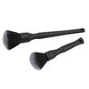 2pcs Soft Car Detailing Brush Set Multi Purpose Automotive Cleaning Brush Universal for AutoBlack