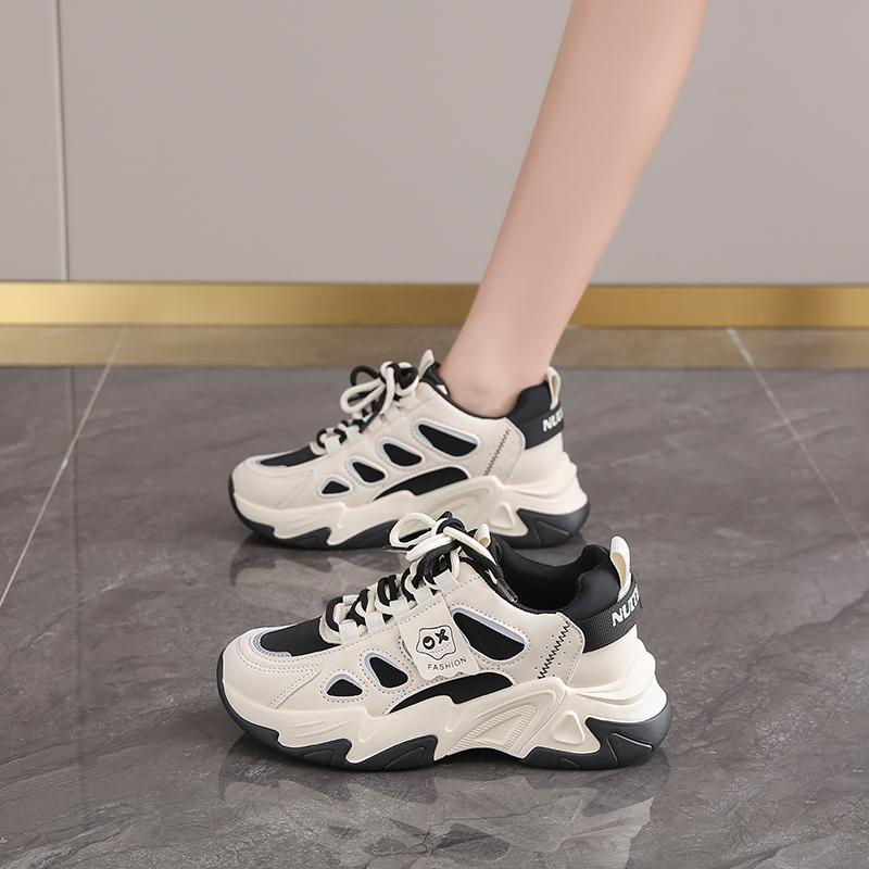 Putian sports shoes new autumn feet small casual shoes soft-soled thick-soled dad shoes 35
