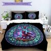 Cyber Dragon Mandala Pattern Bedding,Quilt Set Quilt Cover Pillowcase Home Birthday Gift (1 * duvet cover + 2 * pillowcase, without core)