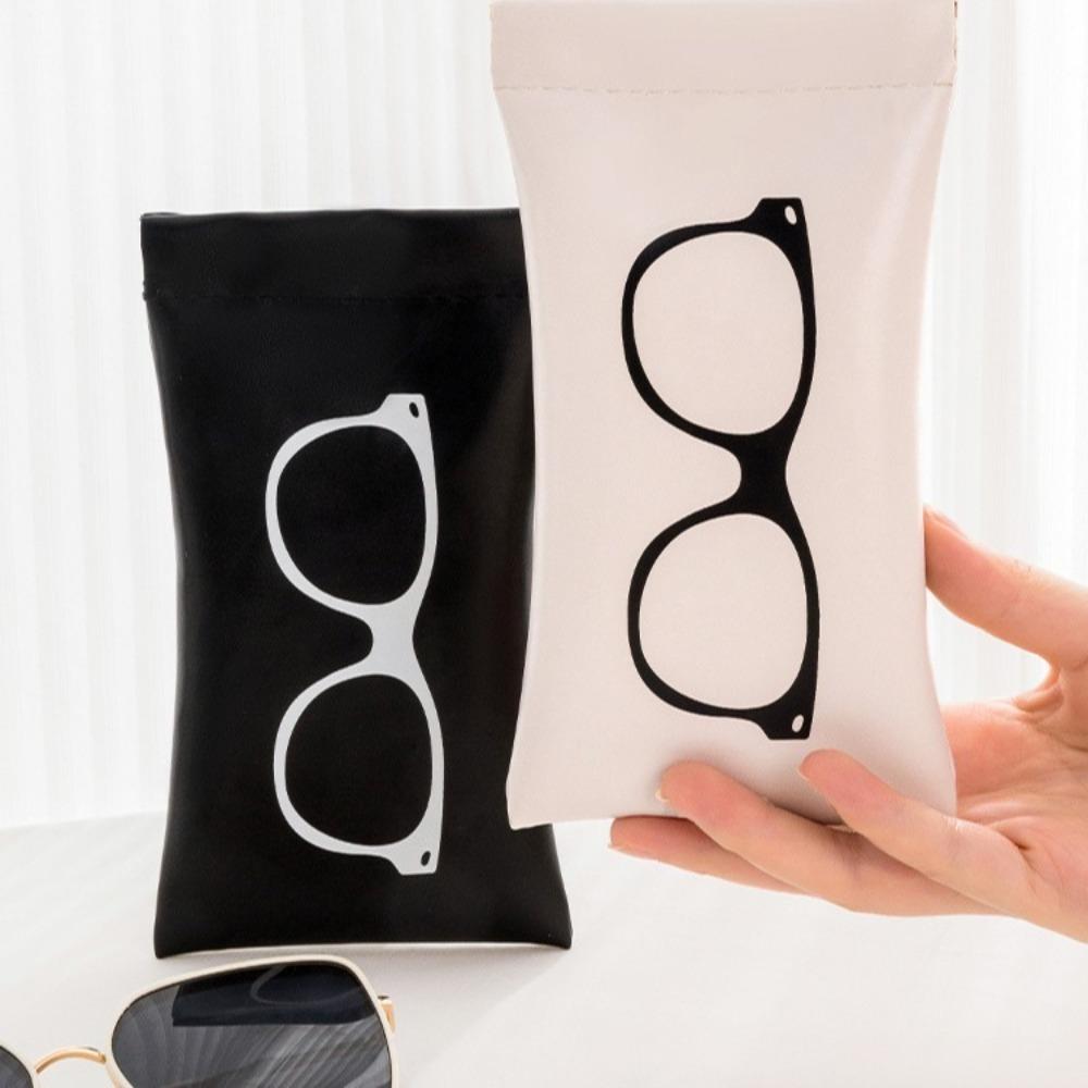 Waterproof Self-closing Glasses Storage Bag Pu Sunglasses Eyeglass Bag Sunglasses Pouch  Female