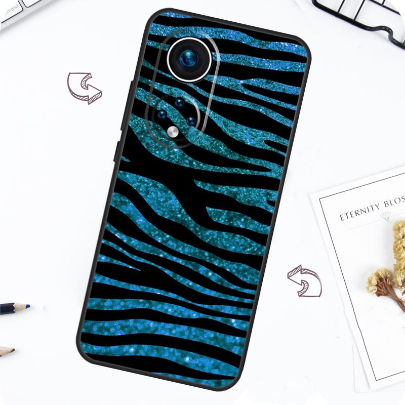 Zebra Skin Print Case For Honor Magic 7 5 6 Pro Honor 200 Pro X9b X9a X8b X8a X8 X9 X9c 50 70 90 Lite Cover