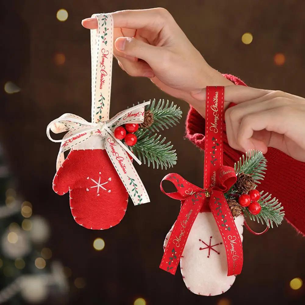 Christmas Ornament Car Decoration High-quality Holiday Car Pendant Festive Christmas Ornament Set for Wall Door Window Decor