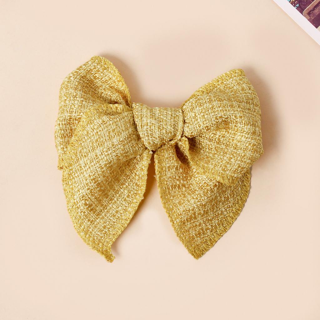 New Children's Hair Accessories Dovetail Bow Hairpin baby Bangs Side Top Clip Headwear Girls Kids Hair Accessories