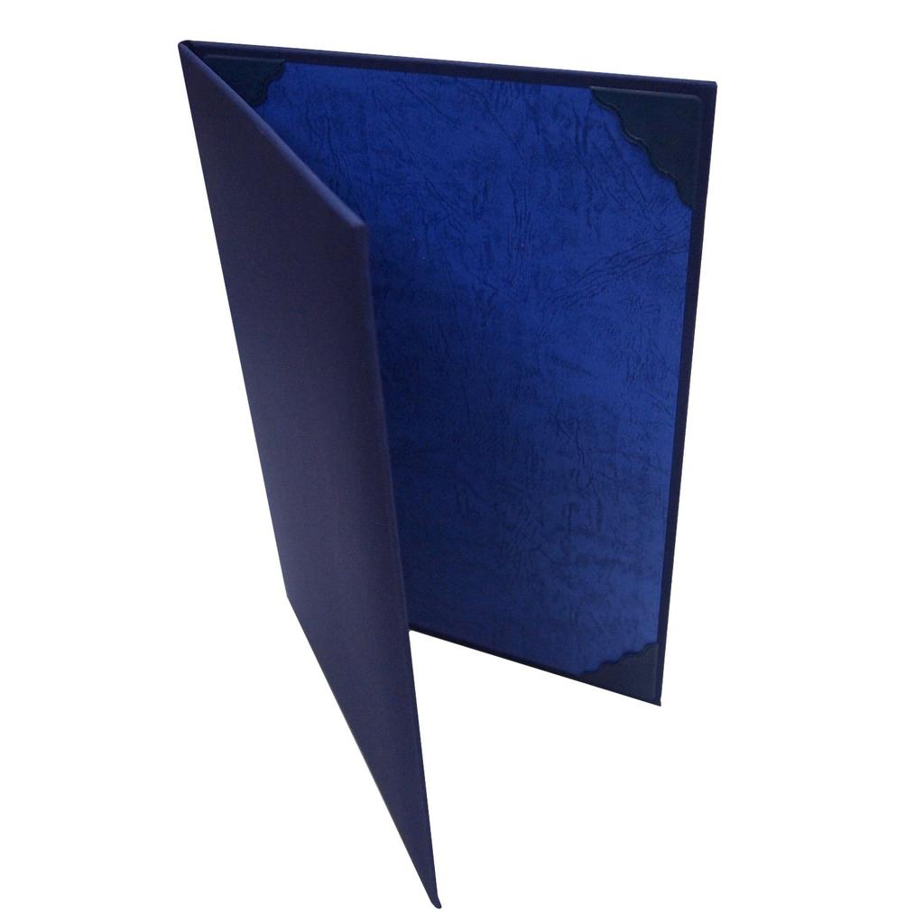 Certificate File Cloth / A4 / Navy FSH-A4B