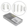 Set of 200 Metal Springs Kit - Extension and Compression Spring Assortment with Box - 20 Sizes