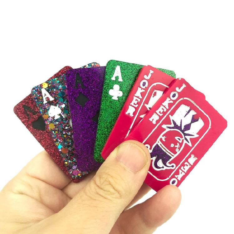 15 Cavities Playing Card Epoxy Molds DIY Resin Craft Cards Silicone Casting Mold