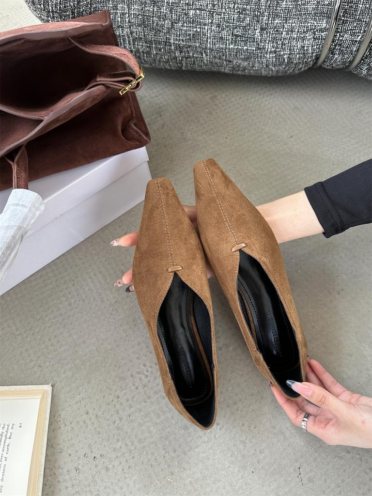 Fashion Dancing Shoes 2025 Spring New Retro Comfort Ballet Shoes Female Casual Daily loafers Low Heel Moccasins Femme Zapatos De Mujer