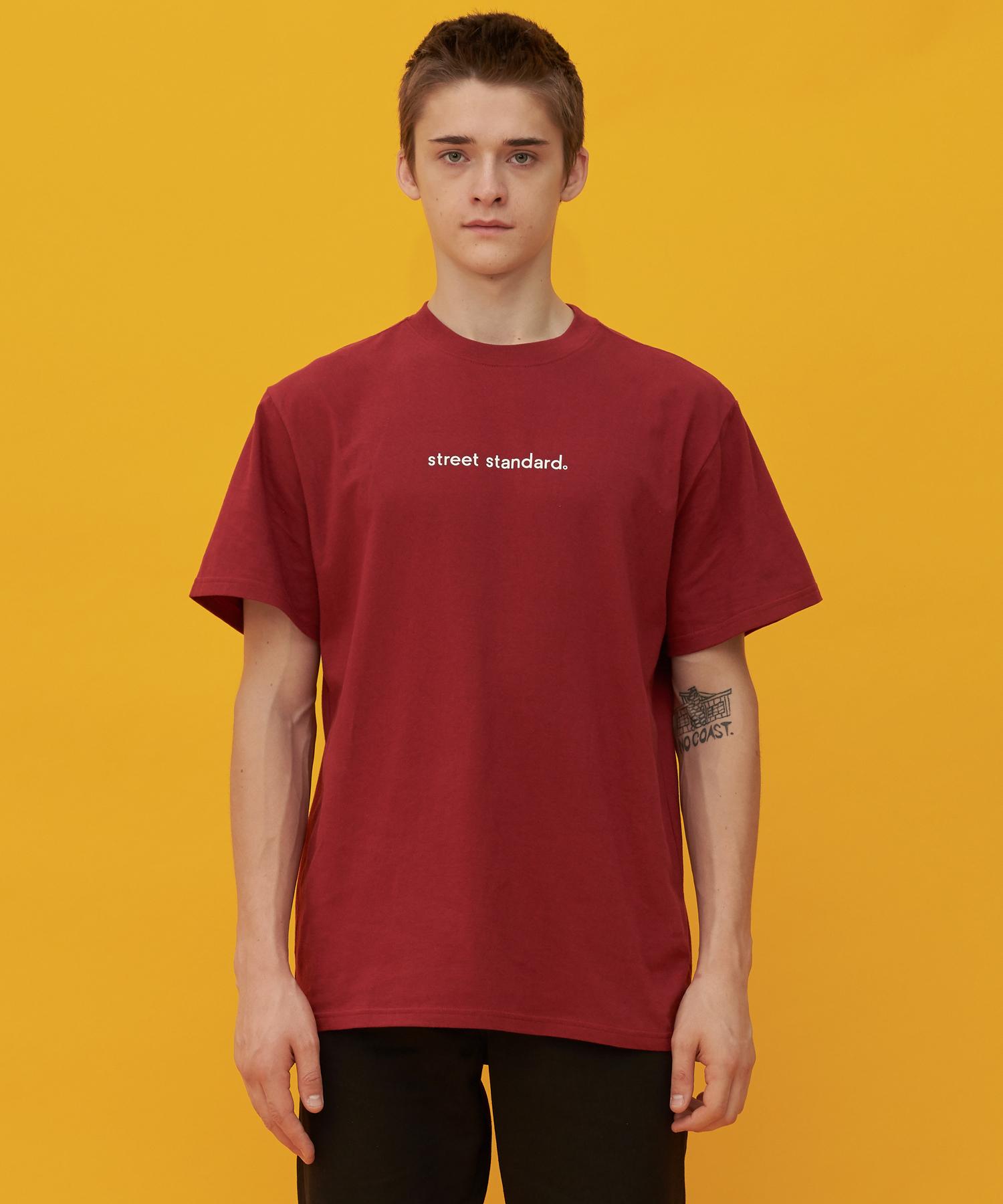 Street Standard Logo Tee-Wine L