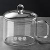 Heat-Resistant Transparent Borosilicate Glass Cooking Pot with Lid for Induction Cooktops: Ideal for Milk and Soup