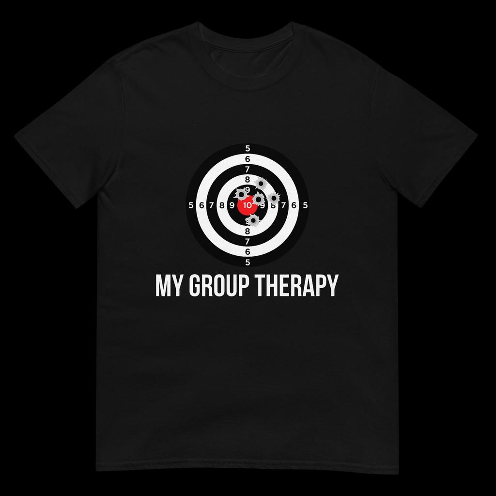 T-shirt Terapia di Gruppo con Armi Campo di Tiro