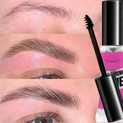 Cera Impermeabile per Styling Sopracciglia Trucco Asciugatura Rapida Lunga Tenuta Pomata Sopracciglia Fissaggio Naturale Trasparente Stereo Selvaggio Gel Sopracciglia Sapone