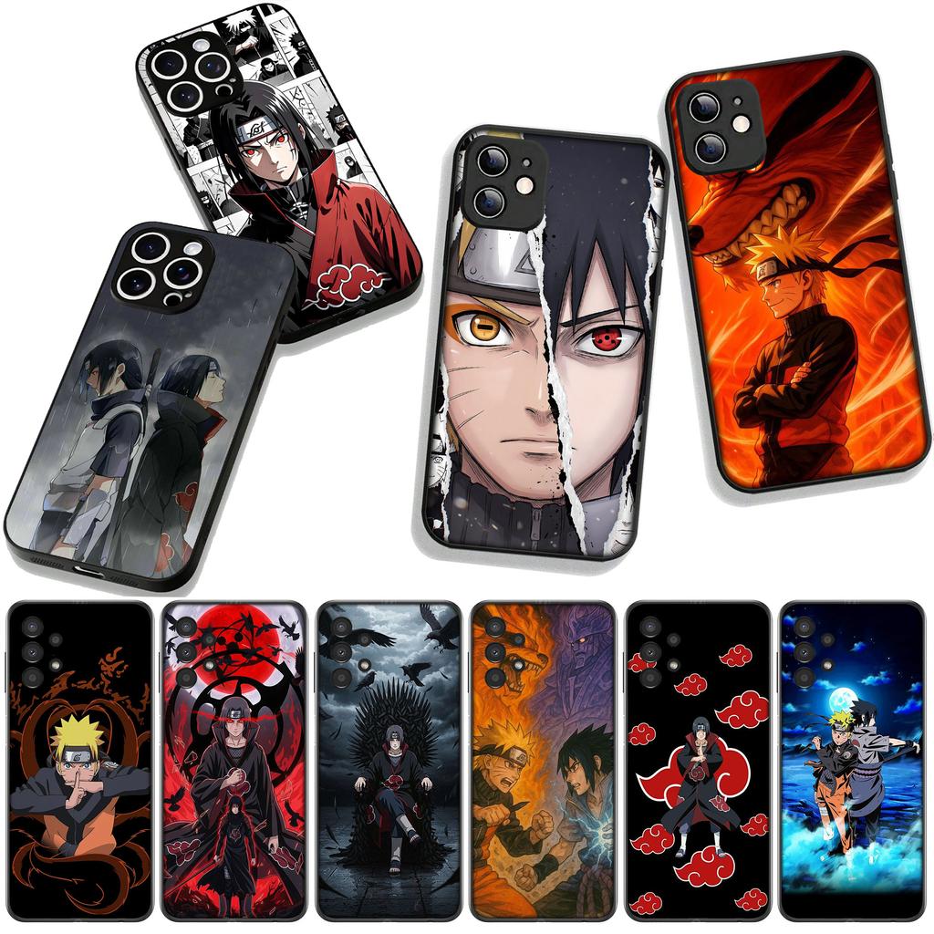 Sasuke Uchiha Itachi Naruto Case for Motorola Moto G54 G05 G24 G45 G55 G75 G85 G15 G57 G86 Power Edge 50 30 Ultra Fusion neo Pro