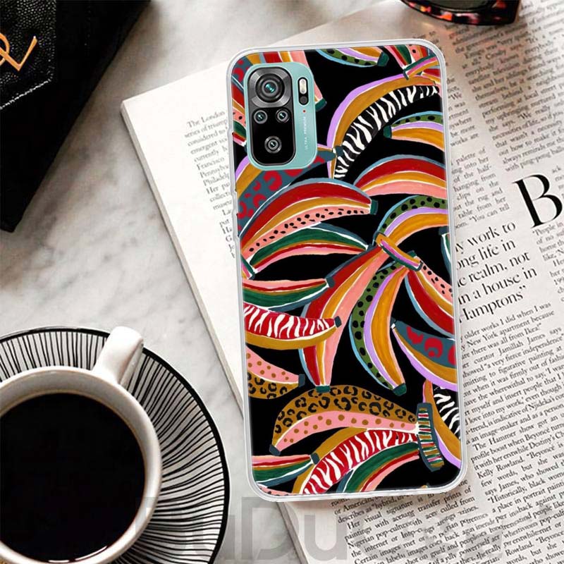 African Style Fabric Pattern Cover For Xiaomi Redmi Note 10 9S 9 8T 8 Pro 7 5 Mi 9T 10T 11T 12T 11 12 Lite 12X A3 A2 A1 Print Co