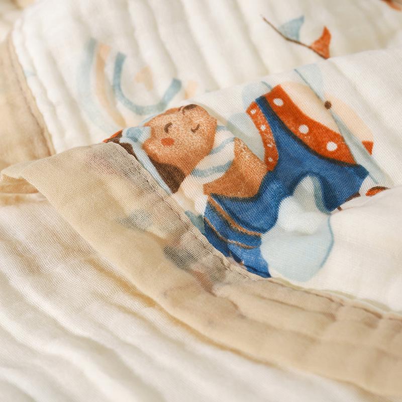 Washable Baby Gauze Quilt & Bath Towel for Cool Summer Use