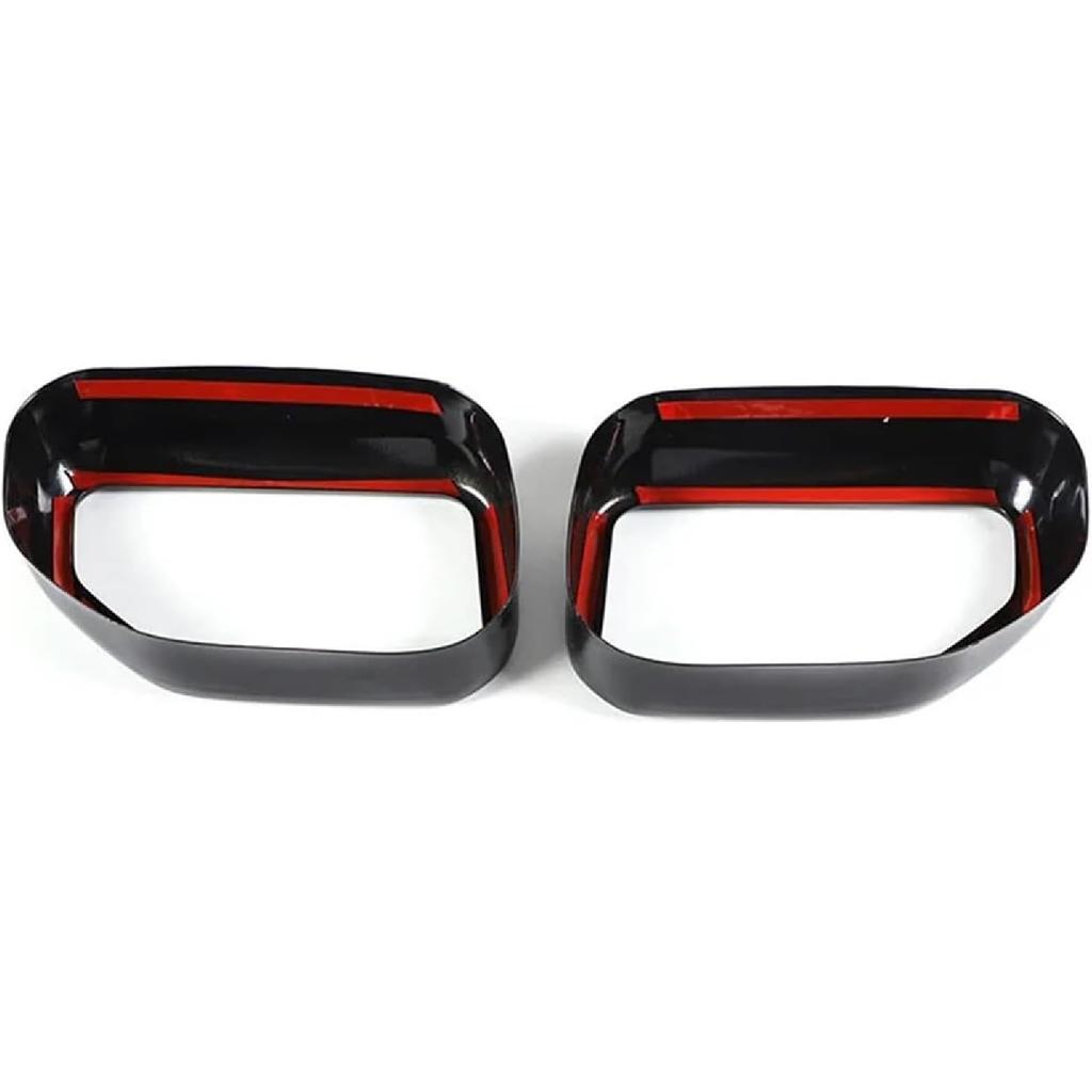 Compatible For BMW X3 G01 X4 G02 2022-2025 Stainless Steel Car Styling Tail Muffler Exhaust Tip Output Cover Trim Exterior Accessories(Gloss Black)