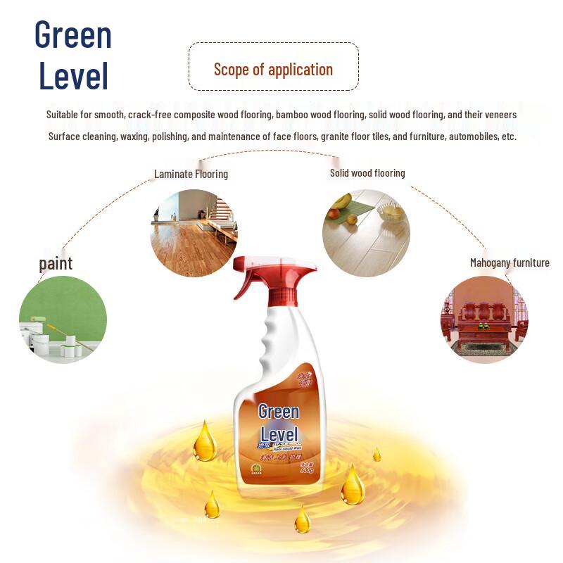 Zielony Parasol Zapach Bambusowego Drewna Płynny Wosk do Podłóg