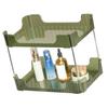 Desk Storage Rack Multipurpose Simple Light Luxury Double Layer Desktop Display Shelf for Home Bathroom