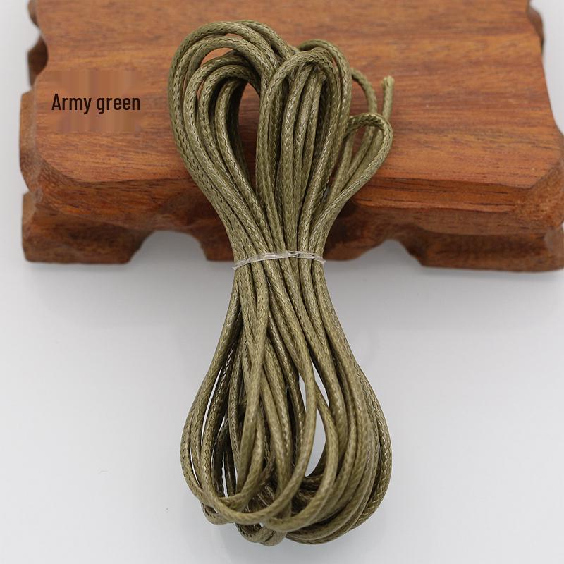 Korean Wax Cord for DIY Jewelry: 2.0MM Snake Pattern Leather Rope for Bracelet & Necklace Weaving