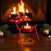 Birthday Party Atmosphere Lighting Deer Shape Candle Holder, Metal Tealight Stand for Dining Table Wedding Elegant Animal Shaped Centerpiece,