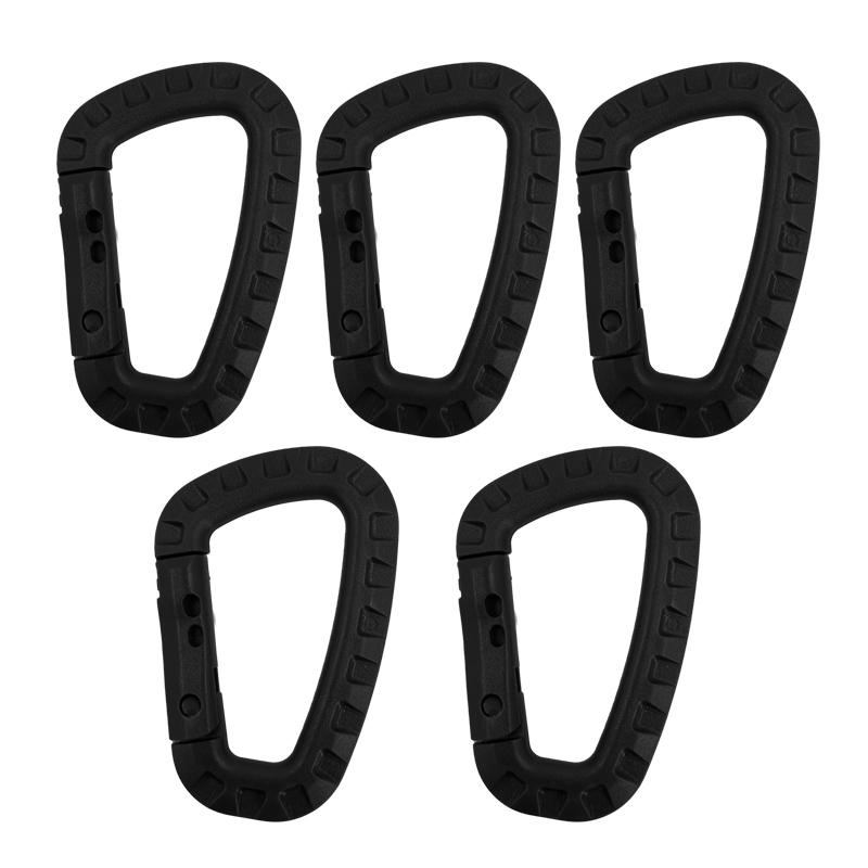 Rucksack Schnalle Schnelle Karabiner Kunststoff Haken D Form Mosqueton EDC Getriebe Für Outdoor Camping