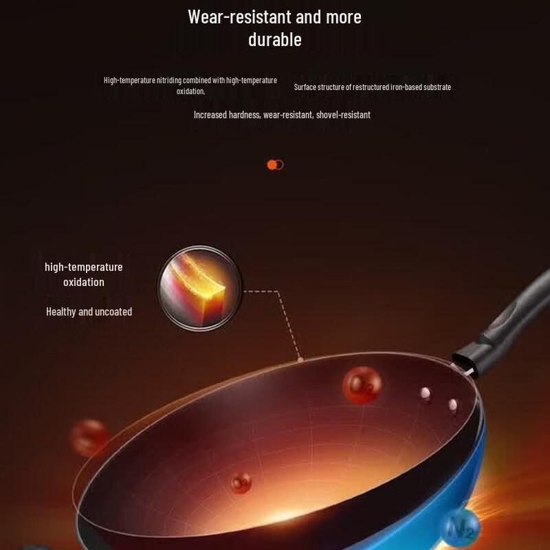 Supor Traditional Cast Iron Wok