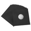 20Pcs 12inch Record Kraft Paper Jackets Matte Black 350gsm Thick Cardboard Record Covers 33 RPM Protective Outer Record