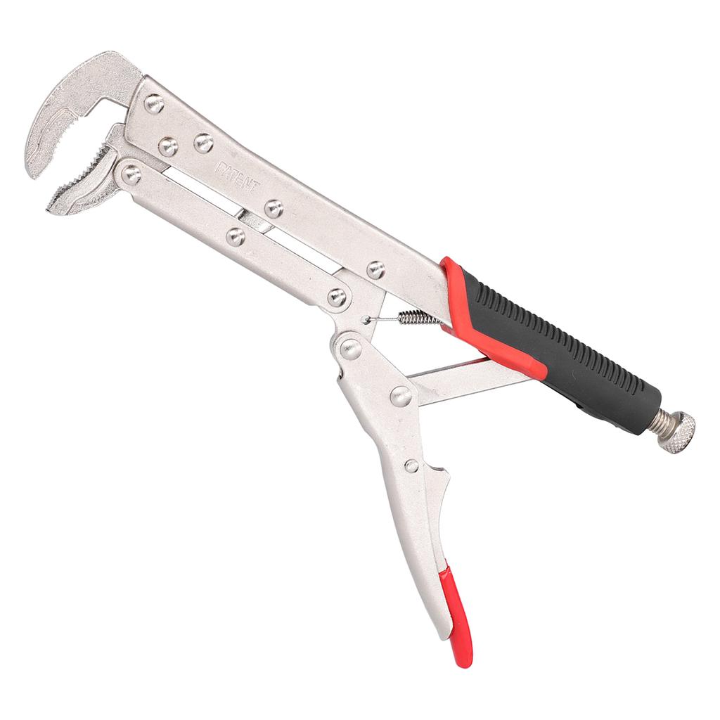  Extended Locking Pliers,     Steel Extra   Curved Jaw Grip, 80 Degree Non Slip Handle, for Woodworking Narrow Spaces Clamping Twisting