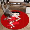 Tappetino Sedia Betty Boop - Tappeto Rotondo per Arredamento Casa, Uso Ufficio, Soggiorno