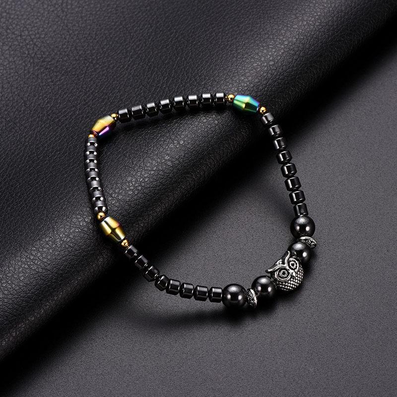 Gewichtsverlust Magnet Fußkettchen Für Damen Herren Eule Tiere Stein Magnetfeldtherapie Armband Fußkettchen Schmerzlinderung Schlankheitskur Gesundheitsschmuck