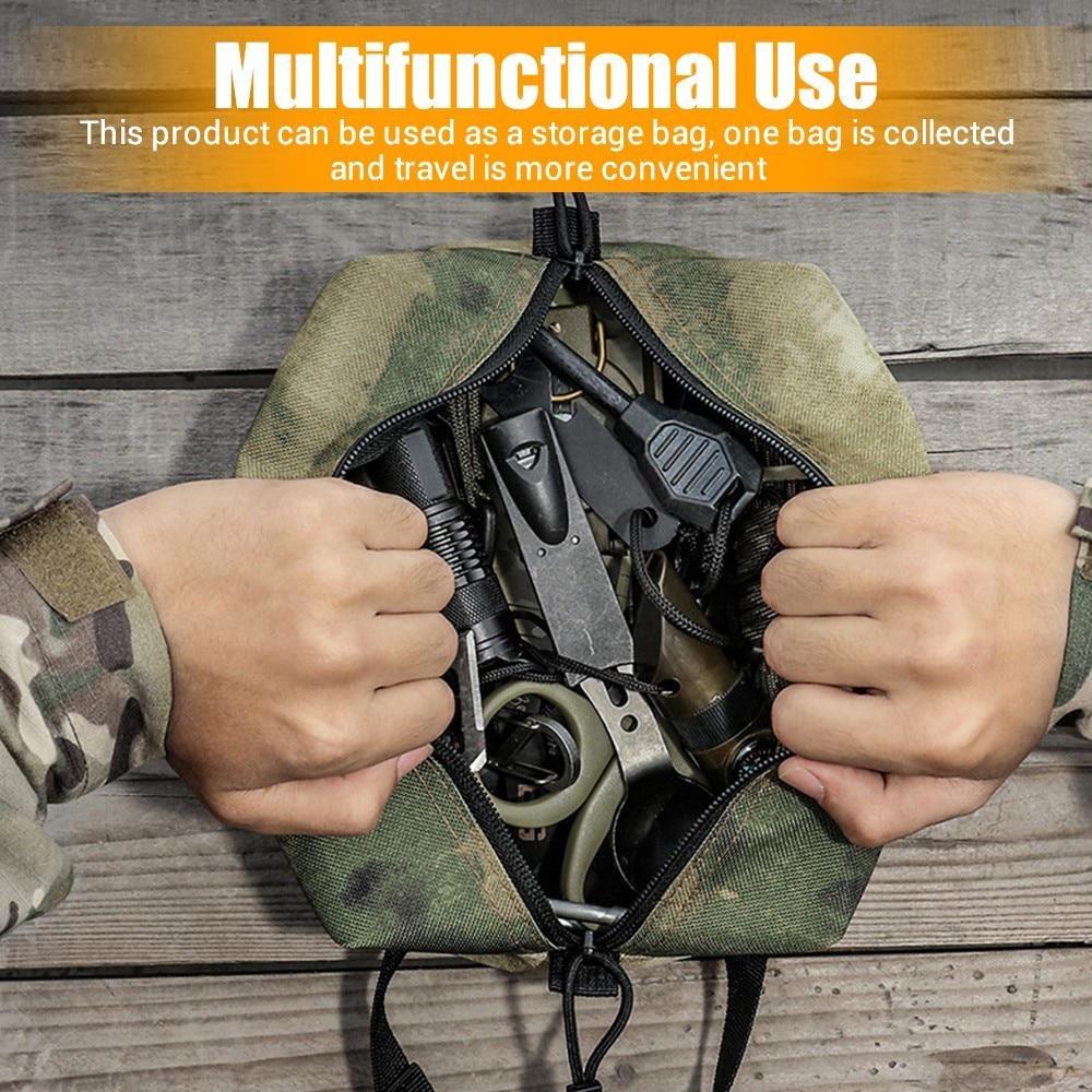 1000D Tactical EDC Bag Military Ammo Pouch Hunting Wash Bag Dump Pouch Portable Tool Storage Handbag Compatible Military Utility