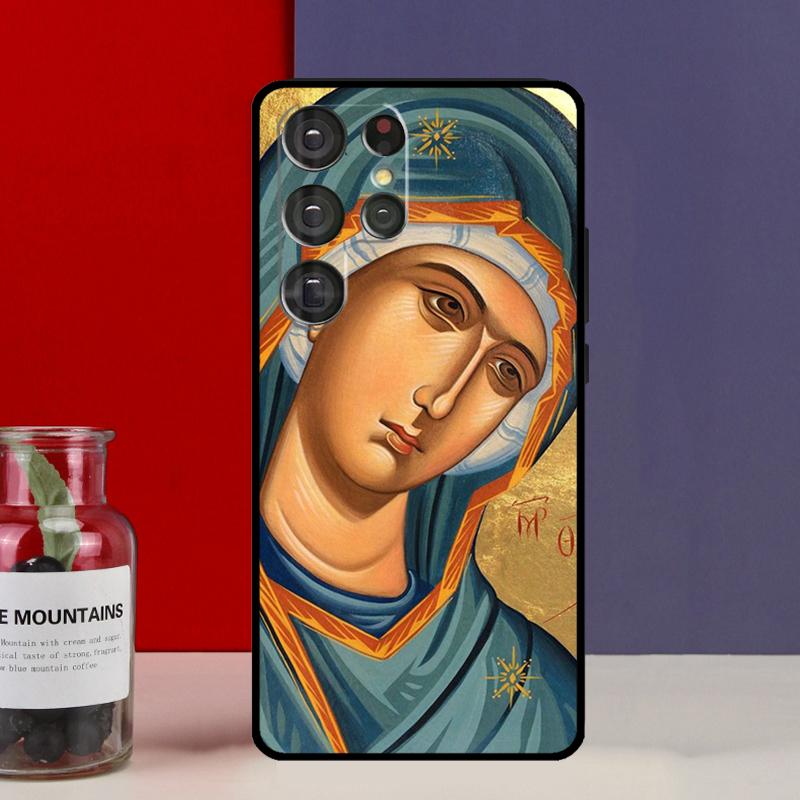 

Virgin Mary Funda Case For Samsung Galaxy S25 Ultra S9 S10 S20 S22 Plus S21 FE S23 S24 Ultra Phone Cover For Note 20 Ultra