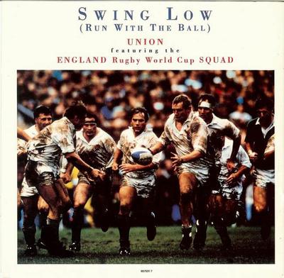 7inch Record UNION, ENGLAND RUGBY WORLD CUP SQUA - Swing Low (Run With The Ball) 6575317 Columbia 1991 UK Pop Used