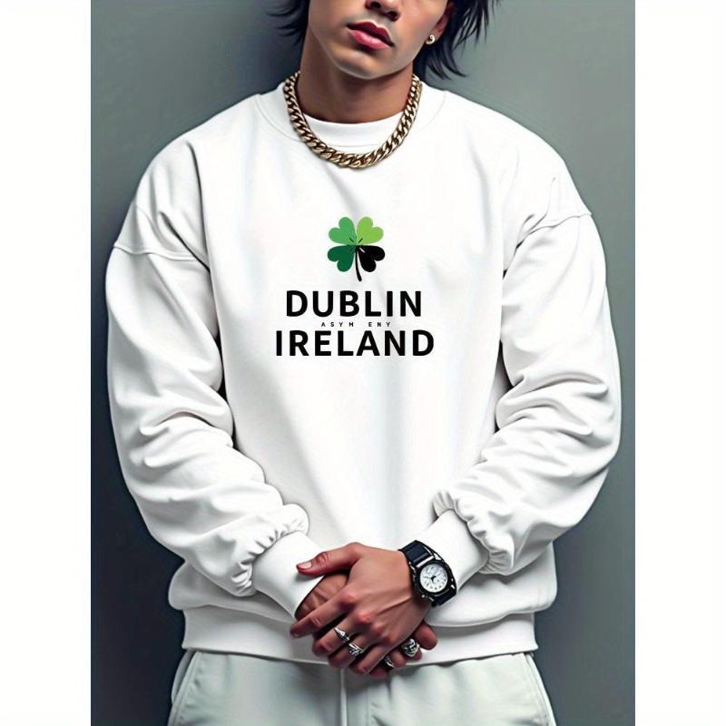 

Crew Neck Sweatshirt, Slouchy Fit & Cozy, Great for Street Style & Movie Nights XXL чёрный