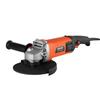 Angle Grinder, 177.8mm Electric Grinder Power Tool, 8.2Amps 8500RPM High-Speed Corded Angle Grinders with Adjustable Dust Guard for Metal Grinding,