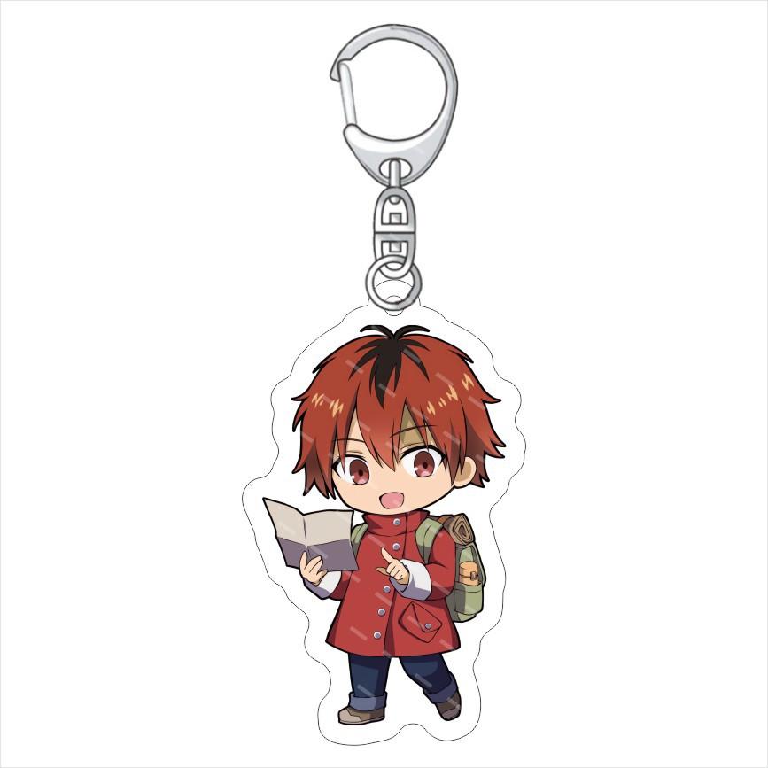 Cute Anime Frieren Beyond Journey's End Sein Frieren Fern Stark Aura Acrylic Keychain Peripherals Backpack Pendant Gift 6CM