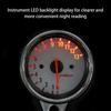 Edelstahl Tacho Motorrad Tachometer Motorrad Zubehör 13000 U/min Zähler mit LED-Hintergrundbeleuchtung Einfache Installation