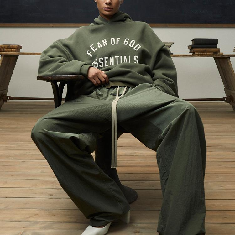 Fear of God Essentials Fleece Hoodie 'Military' Unisex 192BT246255F