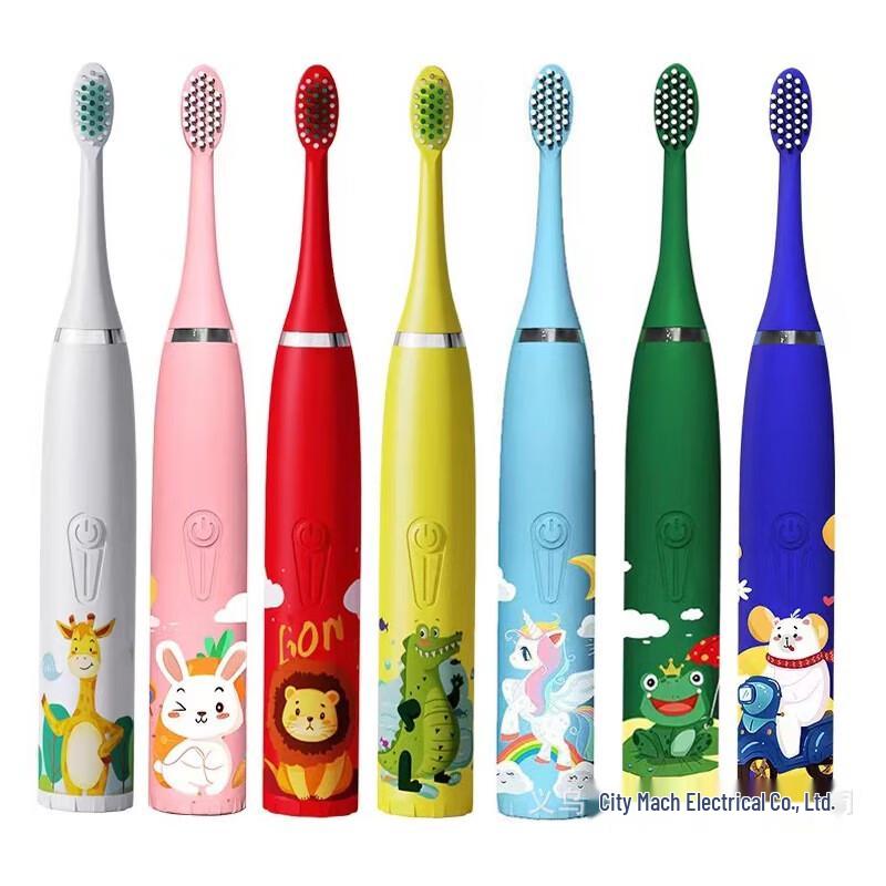 QBM Kids Rechargeable Ultrasonic Electric Toothbrush