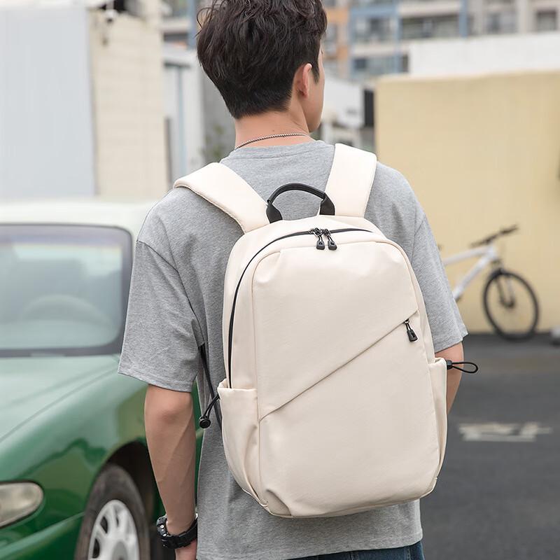 WEZHO Men s Large Capacity Waterproof Laptop Backpack