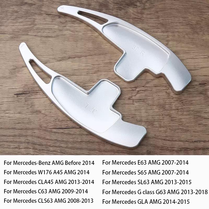 Car Steering Wheel Paddle Shifters Aluminum Shift Paddle For Mercedes-Benz AMG SL65 ML63 GL63 C63 E43 A45 C65 GLA45 CLS63