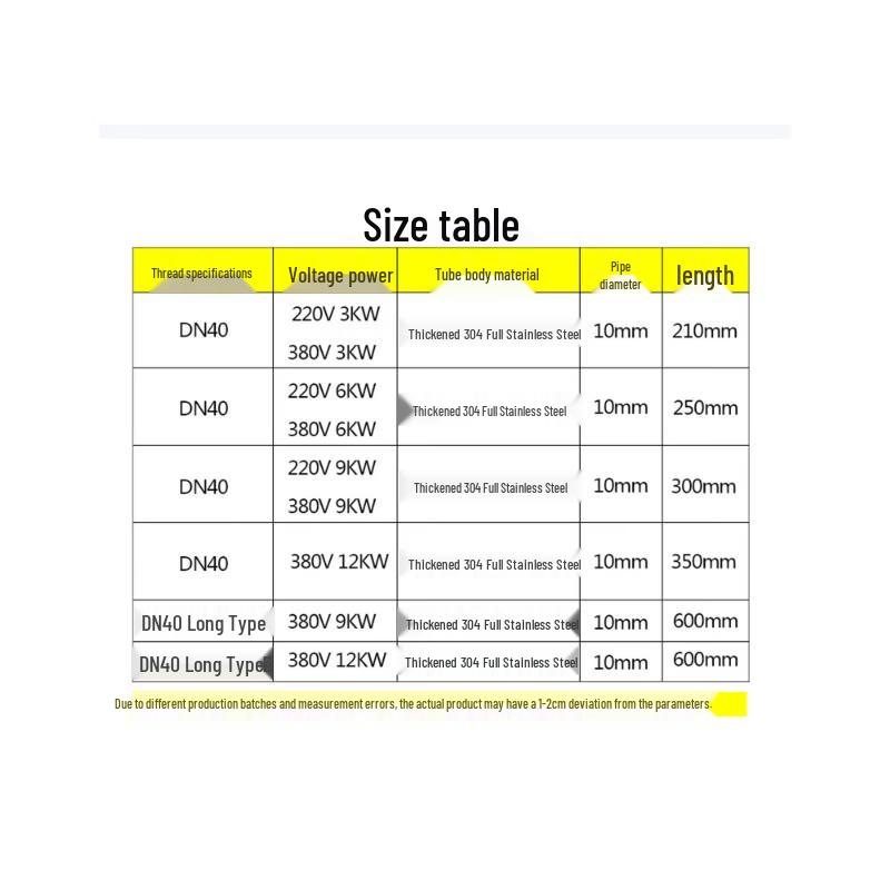 304 Stainless Steel Electric Heating Tube