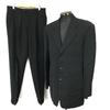DALTON & FORSYTHE Luigi Botto Fabric 3 Button Suit Set Men L A6 Black Wool(USED)