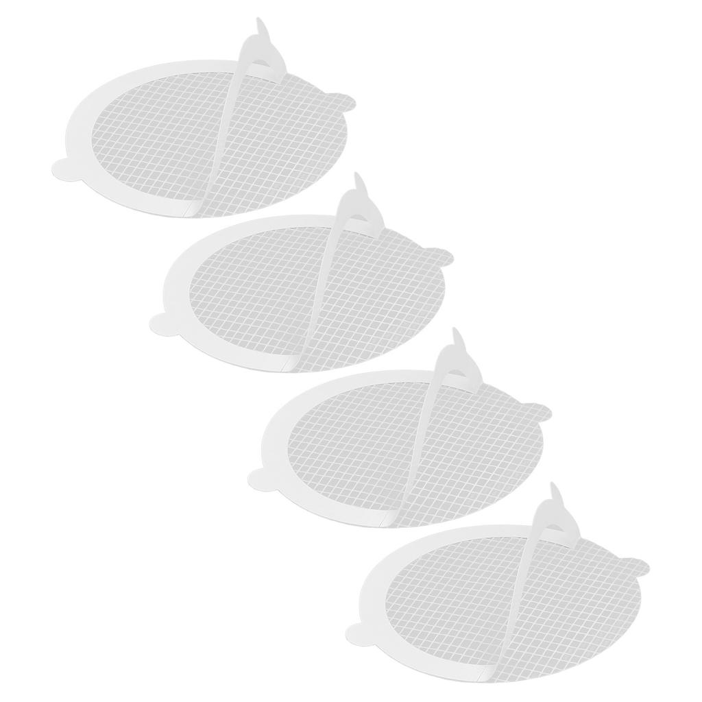 50 ks Lapač vlasů do sprchového odtoku Sklolaminátový Praktický Pohodlný Hustá síťka Lapač vlasů do sprchy 11cm