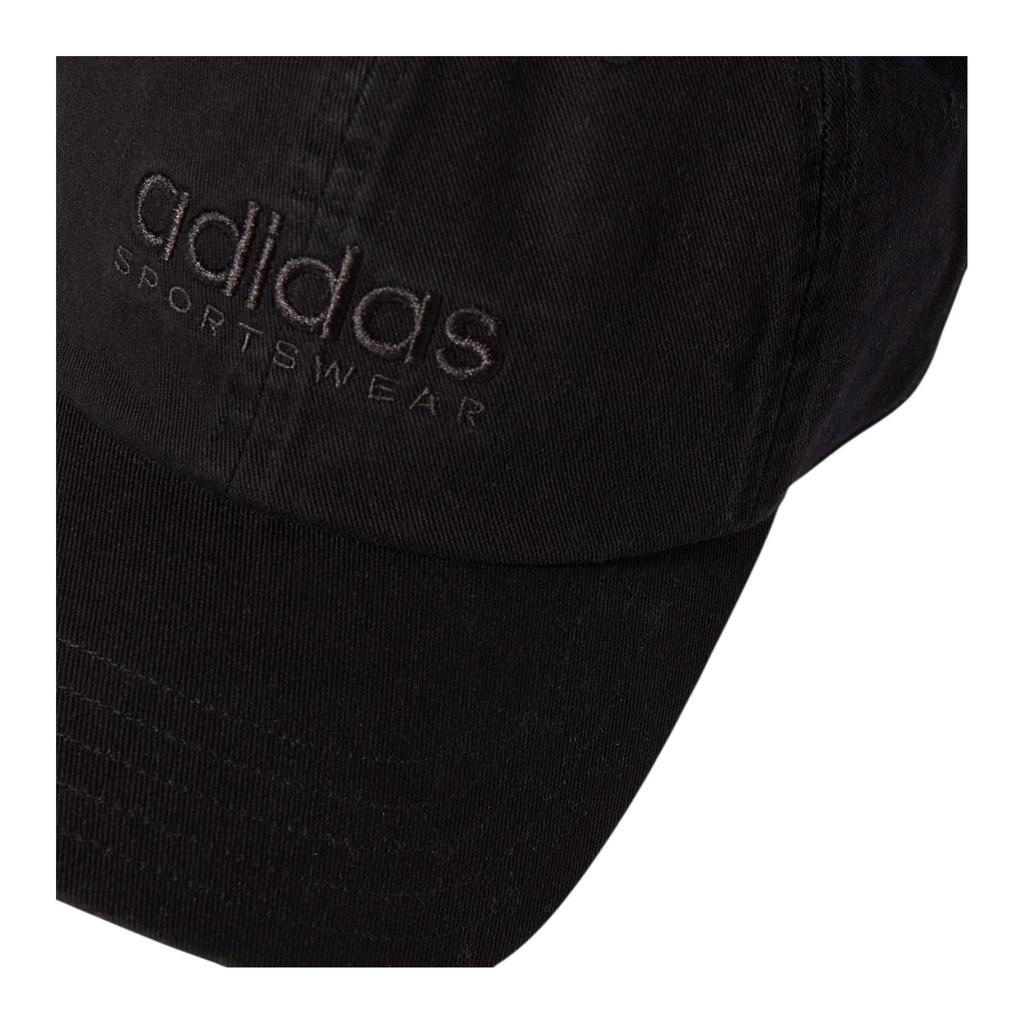 Adidas Logo Cotton Duckbill Cap Unisex Hats Black IT4641